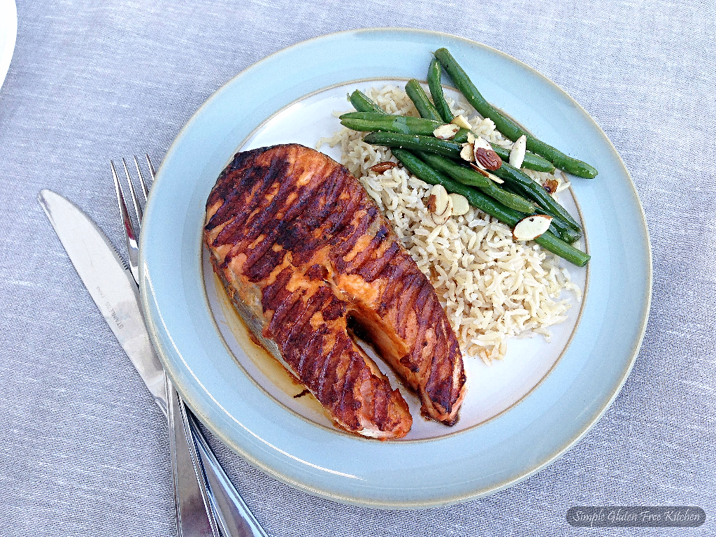 Grilled salmon 