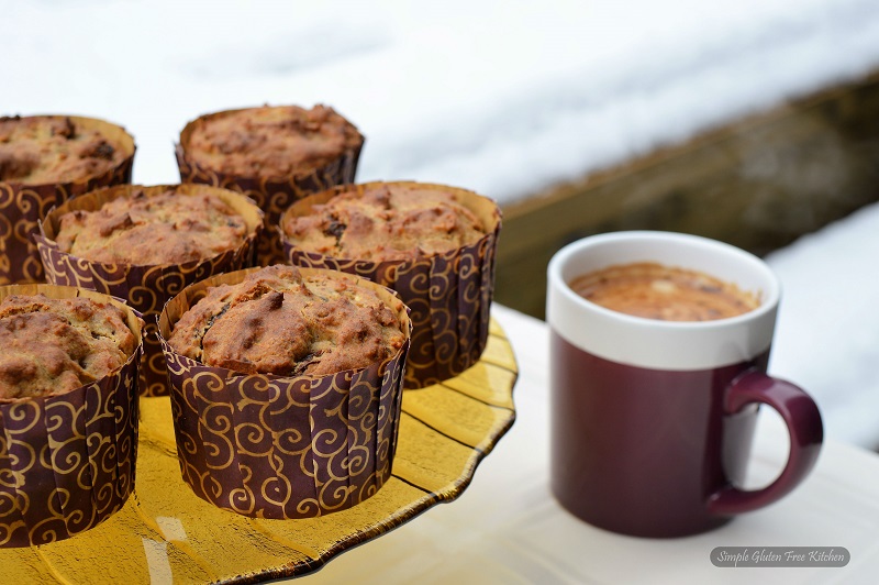 Hearty Buckwheat muffins for breakfast