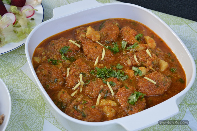 cabbage kofta curry